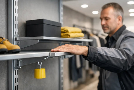 Schienensystem im Ladenbau - welche Belastung?
