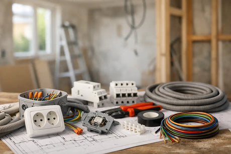 Welches Elektromaterial brauche ich beim Hausumbau?