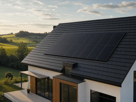 Photovoltaik-Anlage auf deutschem Dach
