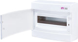 ETI Kleinverteiler AP 1x12TE Kst IP40 ECT12PO 287x236x112mm DIN-Schiene