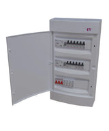 ETI Kleinverteiler bestückt 310x502x96mm AP3 L S 2FI 1x3B16 13xB16 63A Kst IP40