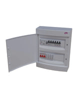 ETI Kleinverteiler bestückt 310x377x96mm AP2 L S 1FI 1x3B16 5xB16 63A Kst IP40