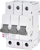 ETI Leitungsschutzschalter AC C 6A 2+N P6, 3-polig, C6, 6kA 415V 3TE 50-60Hz