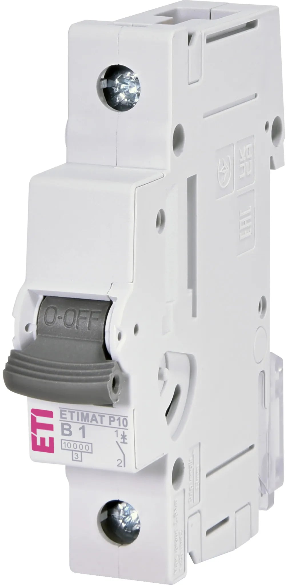 ETI Leitungsschutzschalter AC B 1A 1p ETIMAT P10 1p B1 240V 1TE 50-60Hz IP20