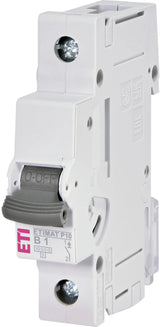 ETI Leitungsschutzschalter AC B 1A 1p ETIMAT P10 1p B1 240V 1TE 50-60Hz IP20