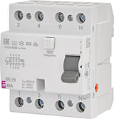 ETI FI-Schutzschalter A 4p 415V 40A 4TE EFI-P4, A-Typ, 4-polig 40A (0,03 A) 0,03
