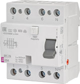 ETI FI-Schutzschalter A 4p 415V 25A 0,3A EFI-P4, A-Typ, 4-polig 25A (0,3 A) 4TE