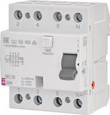 ETI FI-Schutzschalter A 4p 415V 25A 0,5A EFI-P4, A-Typ, 4-polig 25A (0,5 A) 4TE