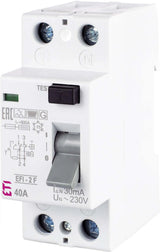 ETI FI-Schutzschalter F 2p 230V 40A 30A EFI 2 F Typ 40/0,03 2TE REG 10kA