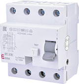 ETI FI-Schutzschalter B+ 4p 400V 63A 4TE EFI-4 B+ 63/0.3 0,3A REG 10kA