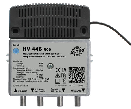 1,2 GHz Breitbandverstärker 46 dB / 106 dBuV Vorweg