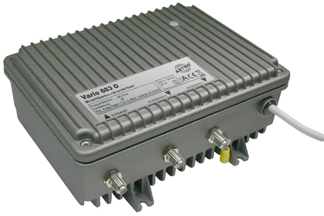 Breitbandverstärker, ortsgspeist, Verstärkung 40 dB