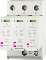ETI Überspannungsableiter Netzform-TN-C ETITEC SM B T12 300/12,5 3+0 240VAC 3TE