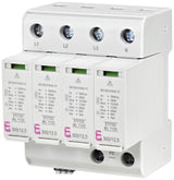 ETI Kombi-Ableiter TS35 240VAC 1,5kV 4TE ETITEC ML T123 300/12,5 4+0 RC Fernsign