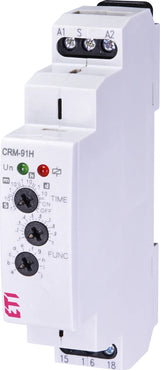 ETI Zeitrelais REG 12-240VUC 1W analogMF CRM-91H UNI Multifunktion sek/min