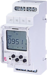 ETI Schaltuhr digi 12-240VUC 1kan 26280h SHT-1/UNI 2TE REG 24h Prog Potfrei.Kont