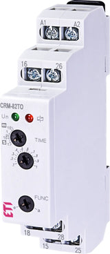 ETI Zeitrelais REG 12-240VUC 2W analogEF CRM-82TO UNI Rückfallverz sek/min