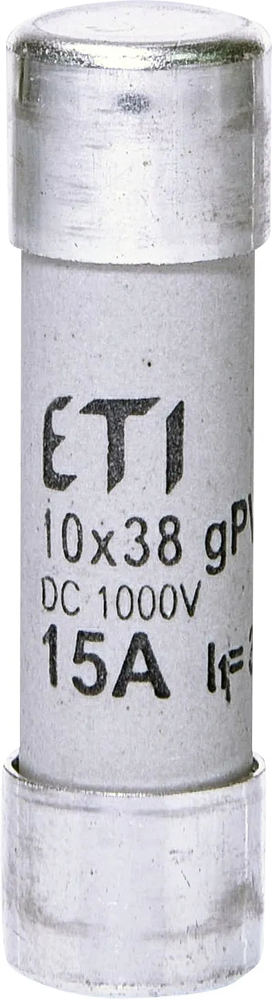 ETI Zylindersicherung 15A 1000V DC CH10x38 gPV 15A/1000V DC 10x38mm