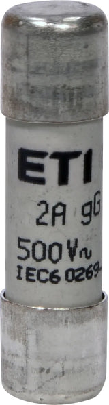 ETI Keramiksicherung 2A 500V AC 10x38mm 002651013