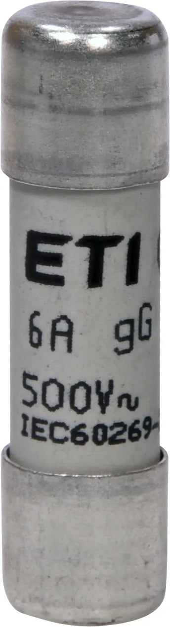 ETI Keramiksicherung G 5A 500V AC 002651015 10x38mm