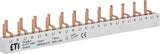 ETI Phasenschiene 2+N 18mm 10qmm 63A SKN0021/10 Stift isol