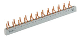 ETI Phasenschiene 3ph 18mm 216mm 10qmm SKN0029/10 3P 63A Stift isol