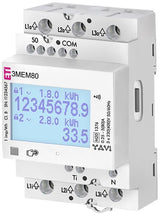 ETI Drehstromzähler B 5A elektr digi 80A 3MEM80-BMB-MID geeicht Drei/Vierleit S0
