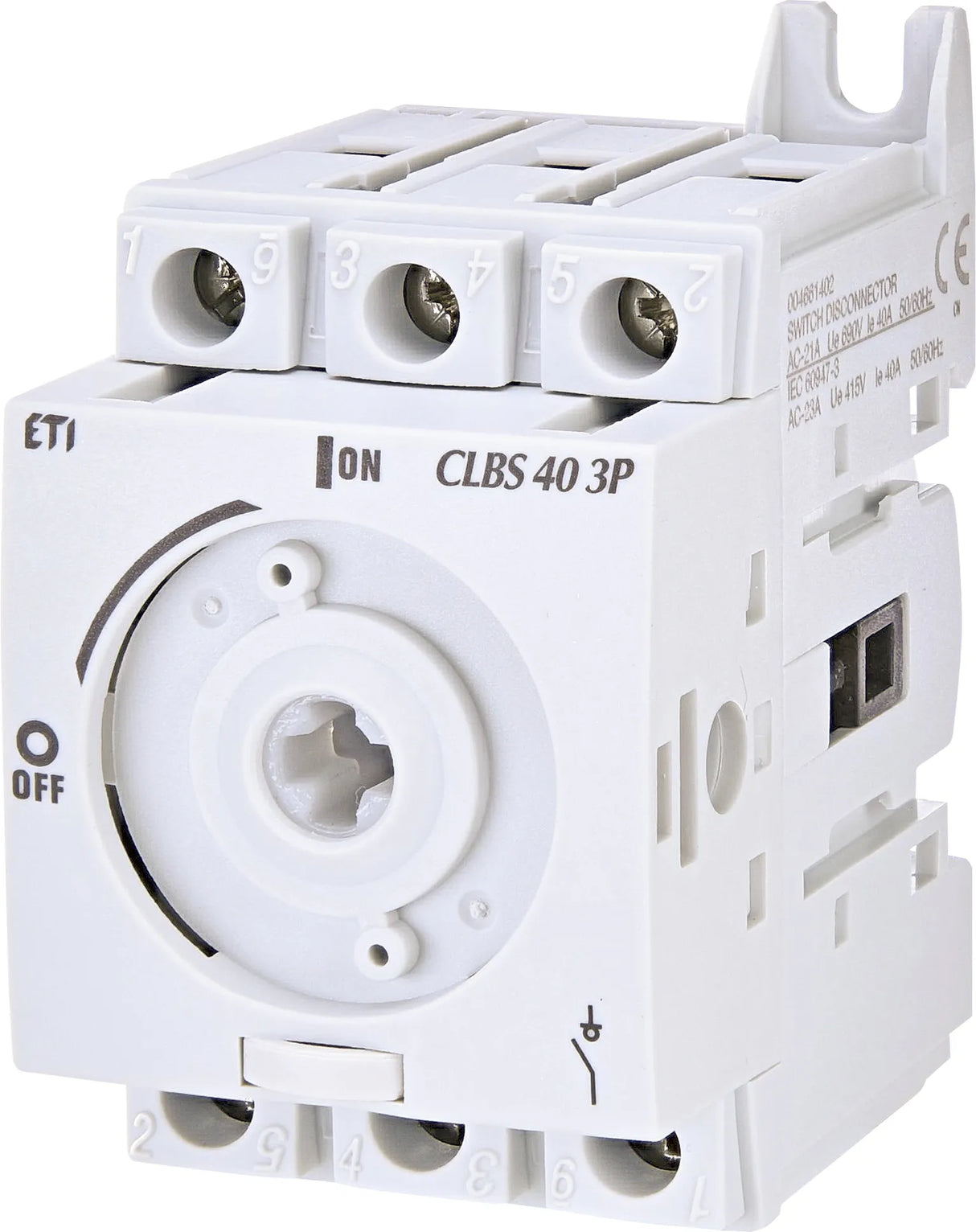 ETI Hauptschalter 40A 3p IP20 Wart/Rep CLBS 40 3P SichSchalt NOT-AUS Einb