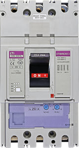 ETI Leistungsschalter 250A 3p IP20 Einb EB2 400/3L 250A 3p 157,5-250A/In