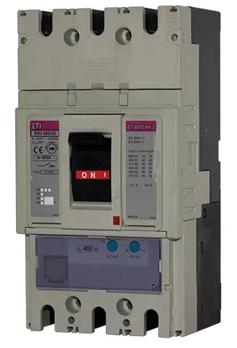ETI Leistungsschalter 400A 4p IP20 Einb EB2 400/4L 400A 4p 160-400A/In