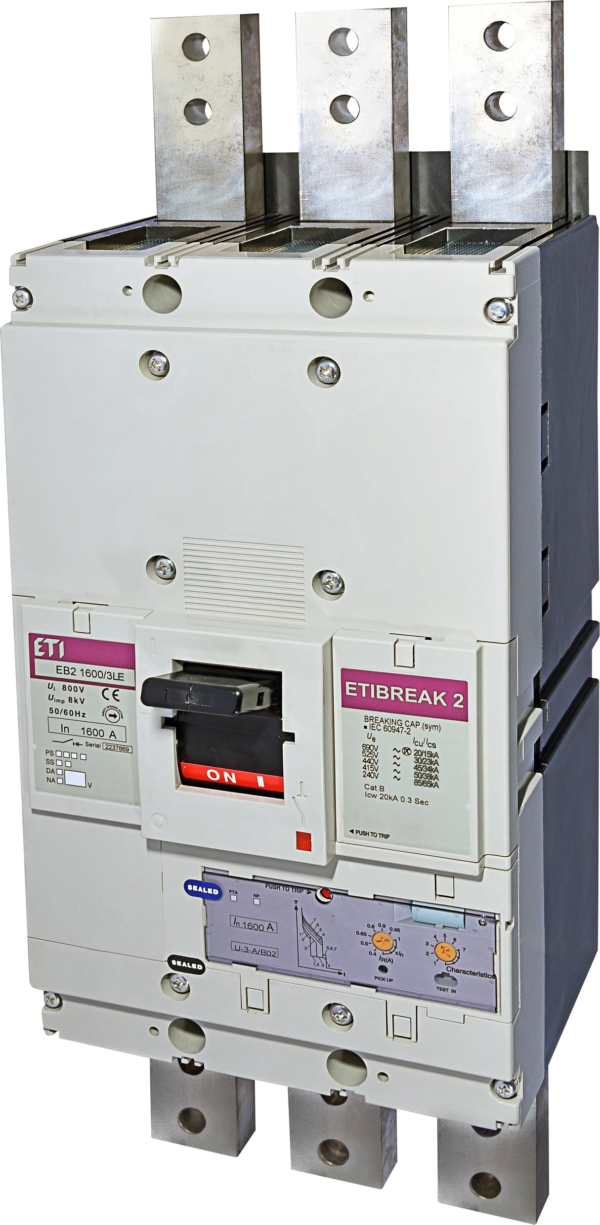ETI Leistungsschalter 1600A 3p 1600A/In EB2 1600/3LE-FC 1600A 3p opt.Motorantr