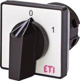 ETI Lastschalter 1p 7,5kW Ein/Aus 16A CS 16 90 U IP20 f.Frontbef Drehkn