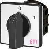 ETI Lastschalter 1p 11kW Ein/Aus 25A CS 25 90 U IP20 f.Frontbef Drehkn