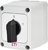 ETI Lastschalter 3p 11kW Ein/Aus 25A CS 25 10 PN Komplettgerät IP20 Drehkn