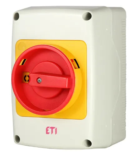 ETI Lastschalter 4p 15kW Ein/Aus 32A CS 32 92 PNGLK Komplettgerät IP20