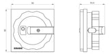 SIEMENS Knebel 3LD9284-3B