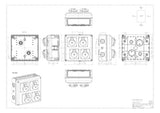 SPELSBERG CEE-Kombi Kst gr IP44 STK-Z 4x16 4x16A5p400V LS-Schalter