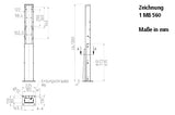 MENNEKES Steckdosensäule Metall edst 15530
