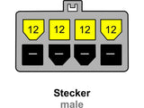 Delock Kabel Stromversorgung 8 Pin EPS zu 4 Pin ATX/P4