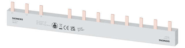 SIEMENS Phasenschiene 4ph 18mm 210mm 80A 5ST3654 16qmm Stift isol