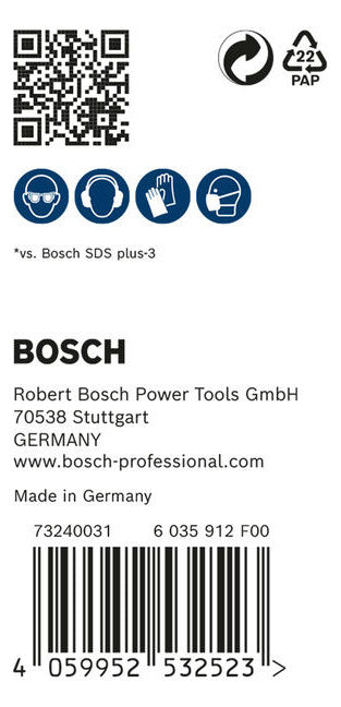BOSCH-EW Hammerbohrer  5mm SDSplus SDS plus-7X 30p 100/165mm f.Beton