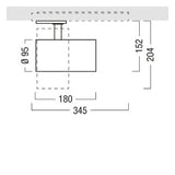 ZUMTOBEL LED-Schienenstrahler 43W Konv VIVO II V2 M 2800-BKY SWI 3VVC WFL BK BK