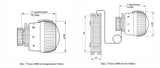 Thermostatregler Thera-2080 FL weiß, 6-28 Grad C, M30x1,5mm