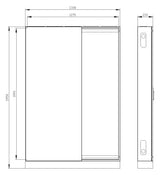 SIEMENS Standgehäuse ST/Kst IP43 ET210mm 8GK1302-8KK52 B1300xH1800xT210mm geschl