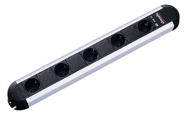 BACHMANN Steckdosenleiste 5f sw 1,75m PRIMO 331.032 35° IP20 1,5qmm