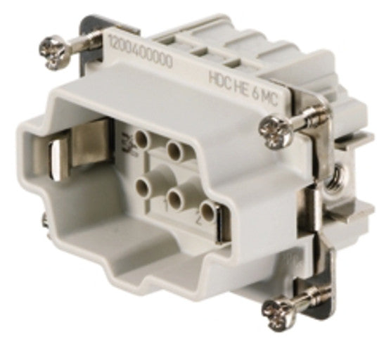 WEIDMÜLLER Kontakteinsatz Stift 6p Crimp HDC HE 6 MC 24A 500V 0,5-4qmm
