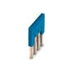 PHOENIX Querverbinder 4p bl steckb isol FBS 4-6 BU 32A m.Berühr.schutz