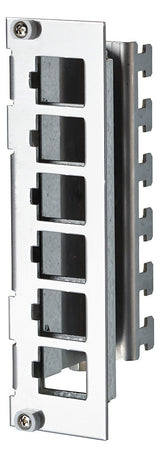 METZ CONNECT Modulträger 1HE 6Ports 130B20E2E-E Cat6A Schirm