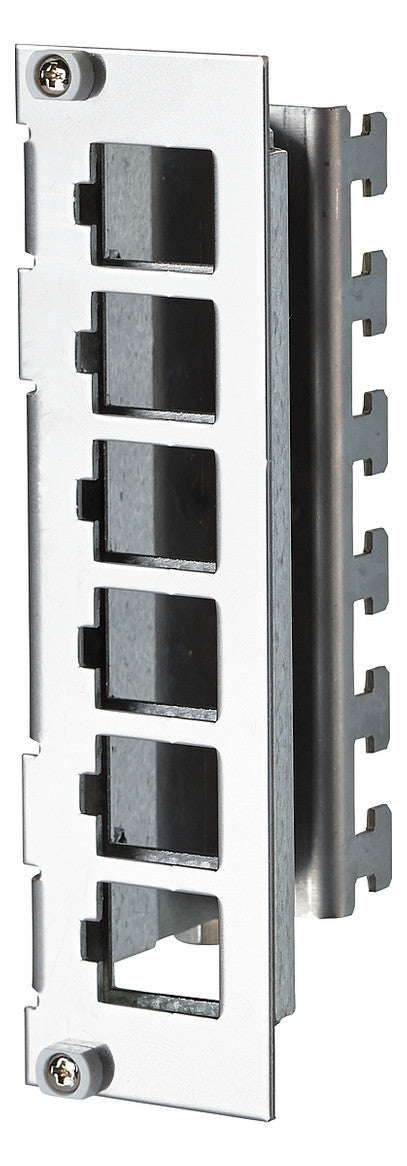 METZ CONNECT Modulträger 1HE 6Ports 130B20E2E-E Cat6A Schirm