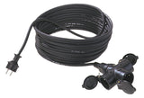 BACHMANN Netzanschlussleitung 5m 16A sw 343.174 3x1,5qmm IP44 Schutzk-Kuppl